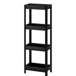 قفسه مشکی ایکیا VESKEN