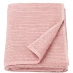 حوله ایکیا مدل VAGSJON رنگ صورتی سایز 70X140