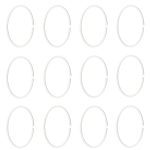 حلقه پرده حمام ایکیا مدل HASSJON بسته 12 تایی