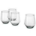 ست 4 تایی لیوان ایکیا مدل IVRIG دودی رنگ