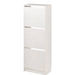 جاکفشی سه طبقه ایکیا BISSA سفید