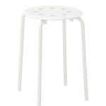 چهارپایه سفید ایکیا MARIUS