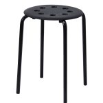 چهارپایه مشکی ایکیا MARIUS