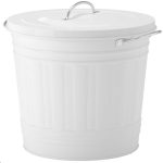 سطل زباله سفید 16 لیتری ایکیا KNODD