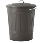 سطل زباله خاکستری40 لیتری ایکیا KNODD