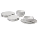 ظروف 18پارچه غذا خوری کرم طوسی ایکیا FARGKLAR