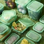 ظرف غذا 17 تایی پلاستیکی سبز مدل PRUTA - تصویر 3