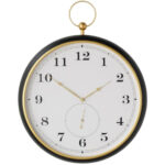 ساعت دیواری بدون صدا ایکیا KUTTERSMYCKE/ مشکی