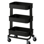 ترولی ایکیا مدل RASKOG کوچک مشکی