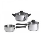 سرویس قابلمه استیل ۵ پارچه ایکیا مدل ANNONS