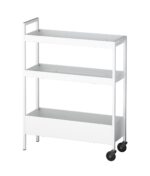 ترولی سفید ایکیا مدل NISSAFORS سایز 51x19x67