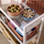 ترولی سفید ایکیا مدل NISSAFORS سایز 51x19x67 - تصویر 2